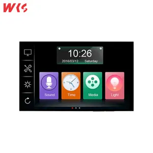 Tela flexível para TV LCD de 7 polegadas, resolução 800*480 TFT LCD RGB 50 pinos flexível 6.0 O'clock