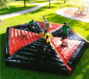 EASYFUN Factory – Nouveau jeu gonflable Wipeout Meltdown de 8 m, commercial, interactif et excitant - Product Image 2