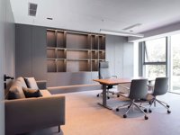 Bureau de direction en bois massif avec finition de luxe, mobilier de bureau moderne, durable, écologique, réglable, qualité supérieure
