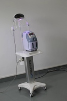 Dôme à oxygène portable avec photothérapie LED, masque LED, appareil de lifting du visage, photothérapie LED, machine de peeling à l'oxygène pour le visage