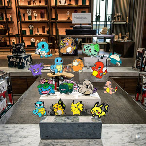 Оптовая продажа, унисекс, металлические аниме-эмалевые булавки Jigglypuff Squirtle Raichu, Детские Броши из сплава для одежды, вечеринки, свадьбы, подарки - Product Image 3