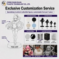 Anime-Mädchen-Figur mit Rosa Haaren aus ABS-Kunststoff, Sammlerstück-Statue im Bikini-Stil, Deko für Schreibtisch, Geschenk ab 14 Jahren