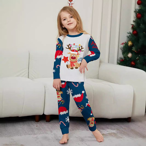 Conjunto de Verão Europeu-Americano para Pais e Filhos |   Conjuntos de Roupas em Estilo Instagram para Famílias Transfronteiriças |   Cama de Casal de Poliéster Macio para Quatro Pessoas - Product Image 4