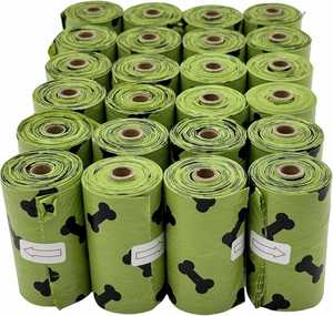 Sacs à crottes de chien biodégradables en plastique épais imprimés sur mesure, anti-fuites, avec contrôle des odeurs, écologiques - Product Image 1