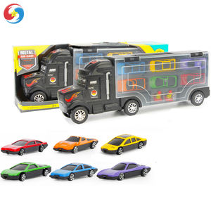 Sıcak satış 14 inç klasik römork ile alaşım araba kamyon taşıma araba taşıyıcı oyuncak oyun matı - Product Image 1