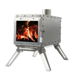 Best Design Portable Outdoor Folding Camp Cooking Stove Wood Stove Tent Stove