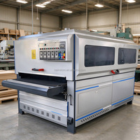 Machine de polissage automatique pour meubles en bois, équipement de ponçage à brosse pour portes d'armoires et surfaces peintes en MDF