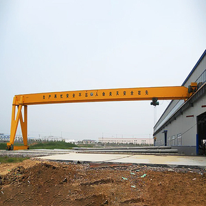 Pont roulant semi-<span class=keywords><strong>portique</strong></span> à poutre simple 10T avec commande par câble pour levage de charges - Product Image 2