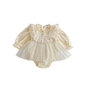 Vêtements pour bébé, combinaison de princesse pour bébé fille, automne, pleine <span class=keywords><strong>lune</strong></span>, 100 jours, nouveau-né, enveloppe, premier anniversaire, barboteuse - Product Image 1