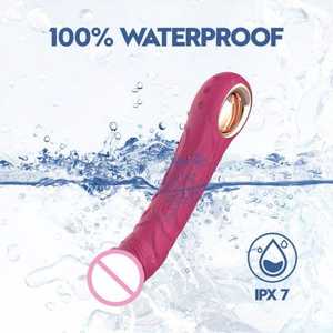 Gerçekçi 10 güçlü titreşim kadın seks oyuncakları klitoris g-spot stimülatörü çiftler vibratör yapay penis yetişkin seks oyuncak kadınlar için - Product Image 2