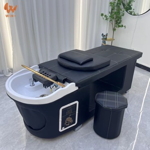 Camilla de Masaje Profesional de Lujo Multifuncional de Madera para <span class=keywords><strong>Spa</strong></span> Capilar, Salón de Belleza, Lavado de Cabello Tailandés y Cama de Champú - Product Image 1