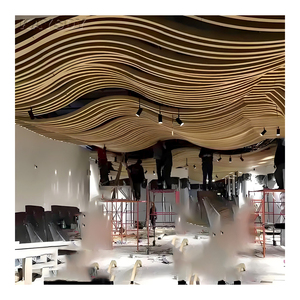 <span class=keywords><strong>Lames</strong></span> de <span class=keywords><strong>plafond</strong></span> en aluminium ondulées modernes, panneaux métalliques suspendus pour hôtel, aéroport, magasin, centre commercial, bâtiment commercial, <span class=keywords><strong>faux</strong></span> <span class=keywords><strong>plafond</strong></span> - Product Image 6