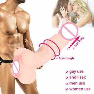 Dildos Universales de TPE para Adultos, Resistentes al Agua, con Orificio, para Hombres, Mujeres, Gays y <span class=keywords><strong>Lesbianas</strong></span>, Masturbadores Orgásmicos Xln Zw005 - Product Image 4