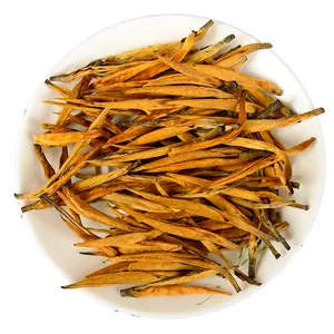 Fournisseur de thé thé noir du Yunnan, grande aiguille dorée, goût moelleux, thé naturel en vrac