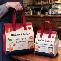 Sac isotherme personnalisé Epack avec logo imprimé, en non-tissé, avec doublure en aluminium pour la livraison de plats à emporter des restaurants