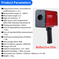 Alat Uji Retroreflektometer Rambu Lalu Lintas SXSR-006 Portabel untuk Deteksi Produk Keselamatan Reflektif Kendaraan Lalu Lintas di Tempat