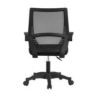 Chaise de bureau ergonomique pivotante noire à hauteur réglable en maille, haute qualité, vente chaude