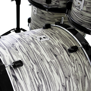 Beatello Acoustic Jazz 5 Drum 4 Cymbale Instrument de percussion musicale Ensemble de batterie en tilleul Tailles complètes Kits de batterie professionnels - Product Image 2
