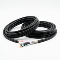 Câble électrique de commande flexible RVVP 6 conducteurs 300/300V, isolé en cuivre, blindé en PVC, gaine tressée -10~70°C
