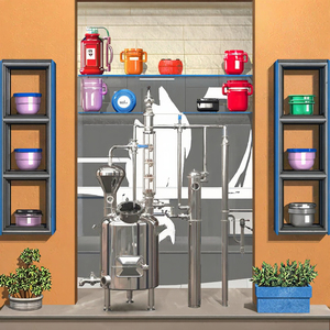 Alambic de distillation de 120 L à vente chaude, équipement de distillation de vodka, de whisky et de rhum pour les boissons alcoolisées et les boissons brassées - Product Image 3