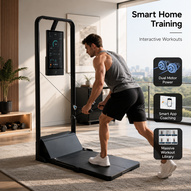 Ai-Powered Training Automatic Resistance Adjustment Multi Fitness Station Home Gym Equipment for Sale