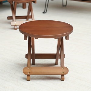 Taburete <span class=keywords><strong>Plegable</strong></span> Moderno de Madera Maciza, Portátil, para Sala de Estar, Dormitorio, Entrada, Banco para Cambiar Zapatos - Product Image 5
