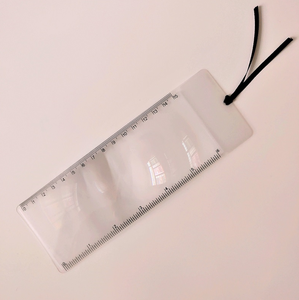 Thước Đánh Dấu Sách 190X65Mm Gấp 3 Lần Kính Lúp Ống Kính Fresnel Kính Lúp Làm Quà Tặng - Product Image 2