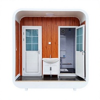 Toilettes portables de luxe Jiaxin Scenic en plastique, salle de douche intégrée pour ville, protection de l'environnement, mobiles, extérieur, garantie 1 an