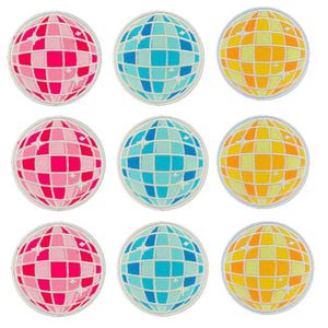 Nuevo Parche Bordado Termoadhesivo Brillante y Colorido con Diseño de Planeta Disco para Decoración de Ropa, Sombreros y Bolsos - Product Image 2