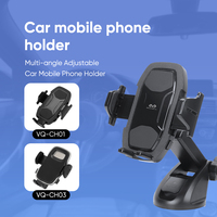 Soporte para Teléfono de Coche con Ventosa Miccell, Soporte Universal Retráctil de 360° para Teléfono Móvil, Soporte Portátil Impermeable para Coche