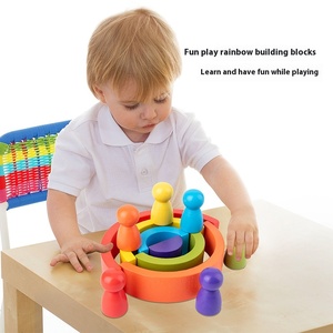 New Design Children's Diy Wood Puzzle Building Blocks Developed Puzzle Preschool Educational Toys for Kids Toddler Boys & Girls - Product Image 4