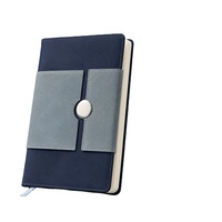 Carnet A5 personnalisé avec logo, couverture rigide en cuir PU de qualité supérieure, pages lignées, fermeture magnétique, pages imprimées par UV/numérique/sublimation pour usage professionnel