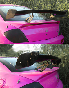 สปอยเลอร์รถแข่งคาร์บอนไฟเบอร์สำหรับรถเก๋งทั่วไปแต่งรถแบบสากลพร้อมขอบด้านนอกขนาดใหญ่ขอบคงที่ - Product Image 5