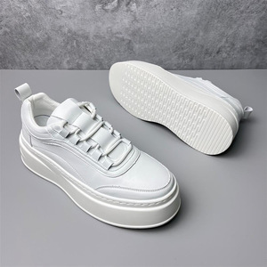Chaussures de skate pour hommes de luxe, design OEM, semelle épaisse, respirantes, augmentant la taille, baskets de sport décontractées - Product Image 5