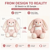 Jouet en peluche interactif intelligent en forme de lapin chantant, doux pour la peau, pour bébés et tout-petits, décoration personnalisable, couleur sur mesure – Grande Vente