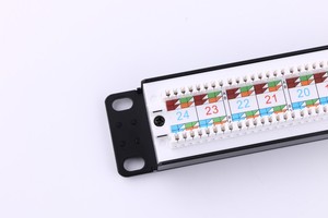 Chất lượng cao 24-Port cat6A UTP mạng Patch Panel hỗ trợ 10 Gigabit Ethernet New Viễn Thông bộ phận - Product Image 3