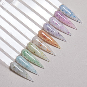 Gel de Uñas Luminoso UV con Flores Secas <span class=keywords><strong>Naturales</strong></span>, Certificado, Marca Privada OEM/ODM, Gel de Uñas Poly Fairy - Product Image 2