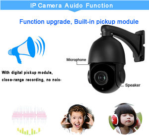 Camera IP 8MP POE 36X PTZ Kim loại đen ngoài trời 4K <span class=keywords><strong>SONY</strong></span> IMX415 Zoom quang học IR 60M Camera quan sát an ninh chống nước - Product Image 4