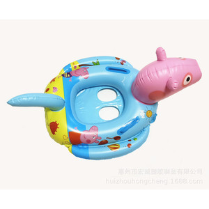Pink Pig Baby Swimming Ring Inflatable Seat Ring For Child Water Play - Product Image 2