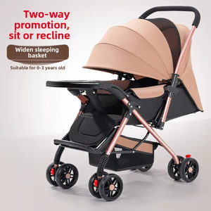 <span class=keywords><strong>Poussette</strong></span> bébé pliable à deux sens, légère, respirante, écologique, en métal, prix d'usine, pour les enfants de 0 à 3 ans - Product Image 2