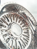 Rueda de Camioneta de Lujo de Alta Gama, Plateada y Mecanizada, de 20, 22, 24 y 26 Pulgadas, Compatible con Ford, Ram, GMC Pickup, para Ford F250 King Ranch 2025