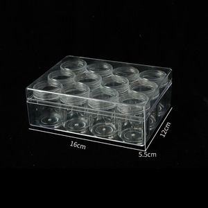 Boîte de <span class=keywords><strong>rangement</strong></span> spirale créative en <span class=keywords><strong>plastique</strong></span> transparente à 12 compartiments pour petits objets et bijoux, 20g, idéale pour le sous-conditionnement - Product Image 5