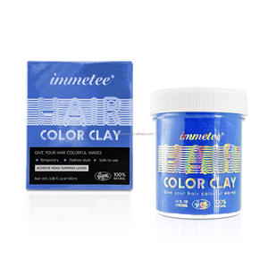 Argilla Colorante per <span class=keywords><strong>Capelli</strong></span> OEM Private Label, Tinta Temporanea Lavabile, Cera Modellante Rapida per Uomini e Donne, Vegana 100ml - Product Image 5
