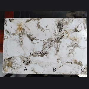 Lámina Alternativa de Mármol de PVC, Panel de Revestimiento de Pared de Fibra de Carbono para Interiores, Losa de <span class=keywords><strong>Pizarra</strong></span>, Paneles de Revestimiento de Pared Impermeables para Baño - Product Image 3