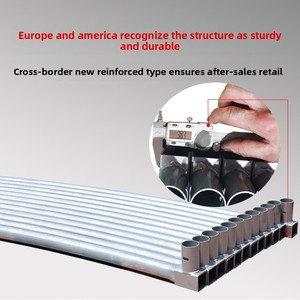 <span class=keywords><strong>Trampoline</strong></span> commercial rond en ABS pour enfants, intérieur/extérieur, avec filet de protection et barrière, grand rebond pour adultes - Product Image 4