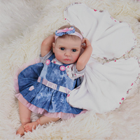 Muñeca Reborn Realista de Silicona para Bebé, Muñeca Reborn de Silicona de Cuerpo Completo, Muñeca Reborn de Silicona PARA LA Venta