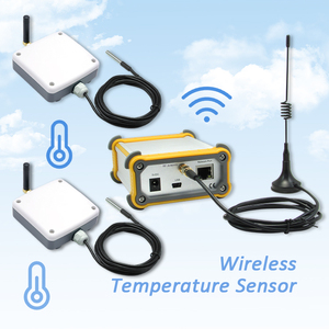 Dispositifs de surveillance de la température de la chaîne du froid IoT, 2 ensembles, alarme de température sans fil pour réfrigérateur et congélateur, moniteur de température - Product Image 1