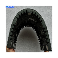 Panneau vidéo flexible LED Pushunled de haute qualité, pas de pixel de 1,538 mm, luminosité de 600 cd/m² pour affichage circulaire intérieur