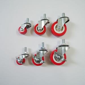 Vente directe d'usine universel PVC roulette meubles roue chariot <span class=keywords><strong>M6</strong></span> M8 M10 vis tige frein matière plastique hôpitaux écoles - Product Image 4