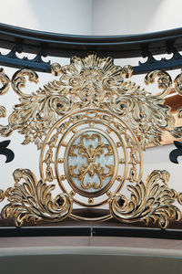 <b>Metal</b> stair guardrails in the Middle East, modern gold-plated stair <b>handrails</b> in Saudi Arabia, United Arab Emirates and Qatar - Product Image 2